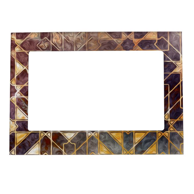 Mystic Tiles I Magnetic Photo Frame (Front)