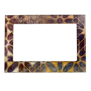 Mystic Tiles I Magnetic Photo Frame