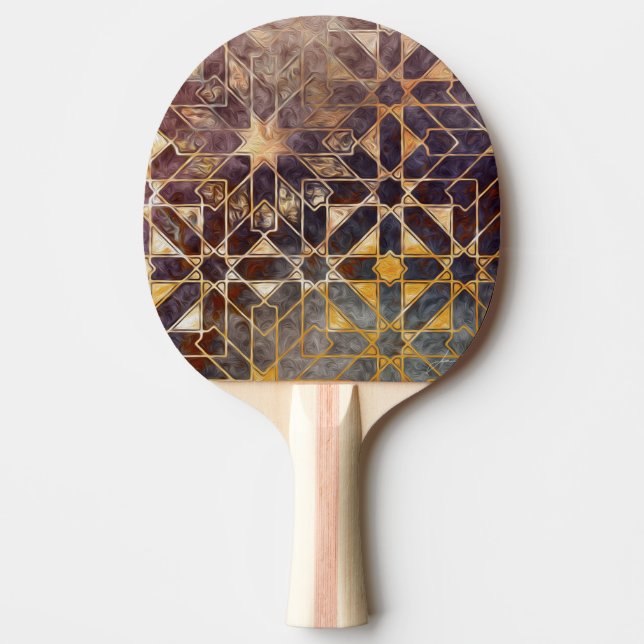 Mystic Tiles I Ping-Pong Paddle (Front)
