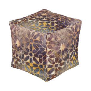 Mystic Tiles I Pouf
