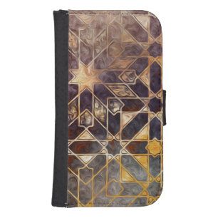 Mystic Tiles I Wallet Phone Case For Samsung Galaxy S4