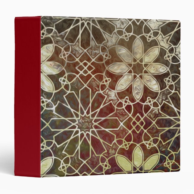 Mystic Tiles II 3 Ring Binder (Front/Spine)