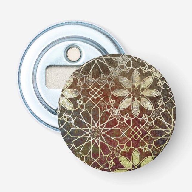 Mystic Tiles II Bottle Opener (Front)