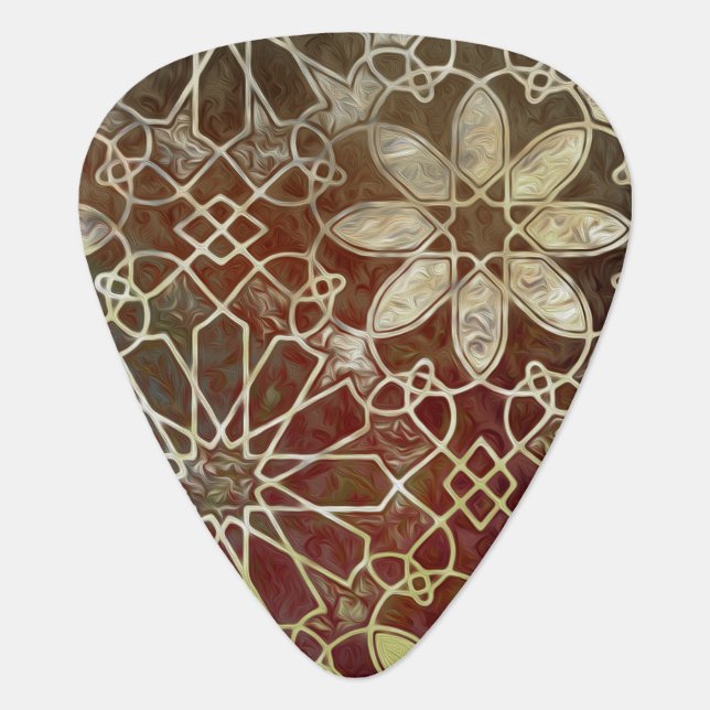 Mystic Tiles II Guitar Pick (Front)