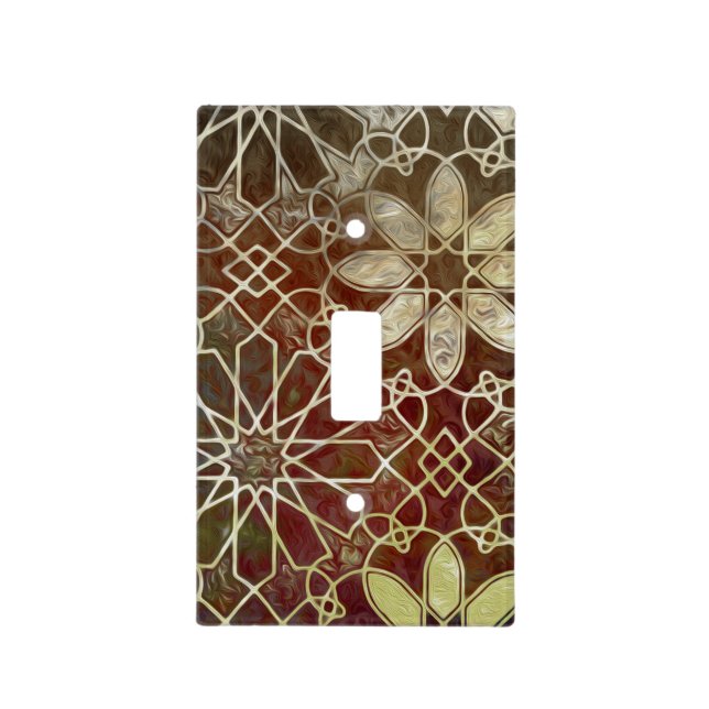 Mystic Tiles II Light Switch Cover (Front)