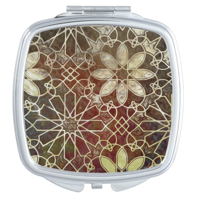 Mystic Tiles II Mirror For Makeup (Front)