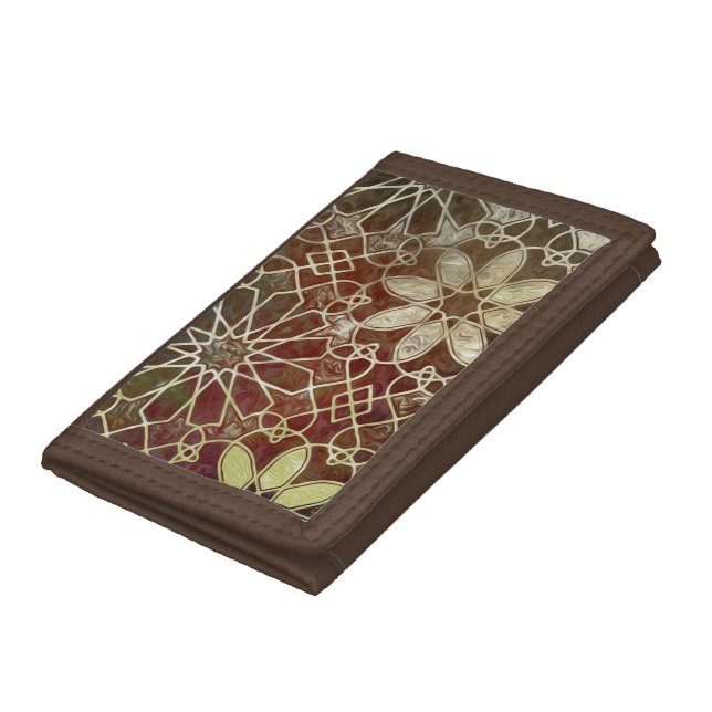 Mystic Tiles II Trifold Wallet (Bottom)