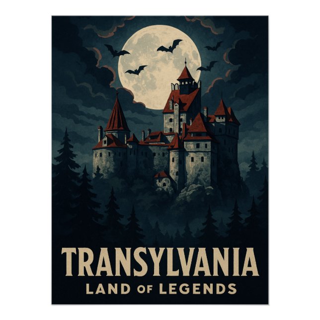 Mystic Transylvania – Dracula’s Castle Poster (Front)