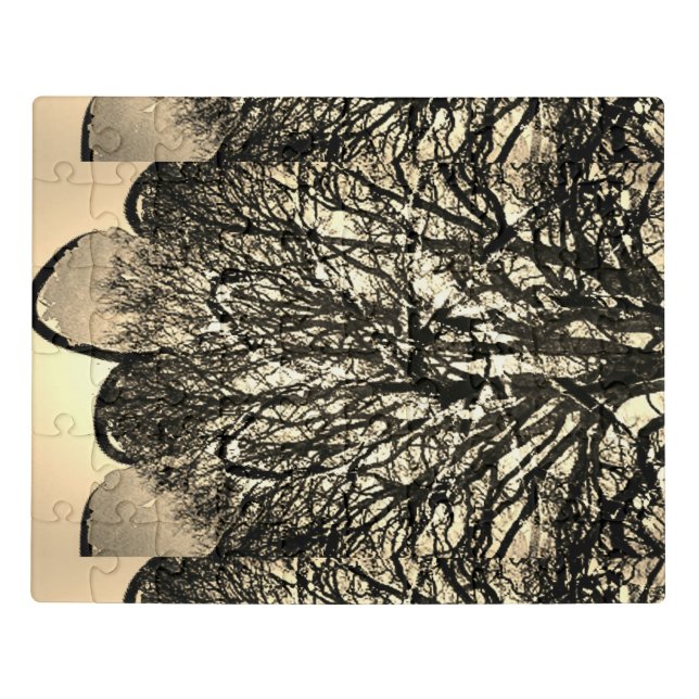 Mystic Tree Print Jigsaw Puzzle (Puzzle Horizontal)