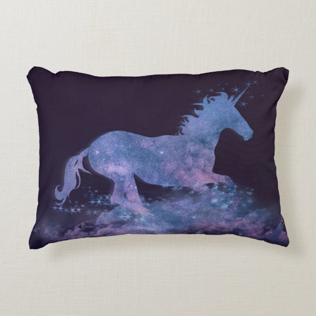 Mystic Unicorn Accent Pillow (Front)