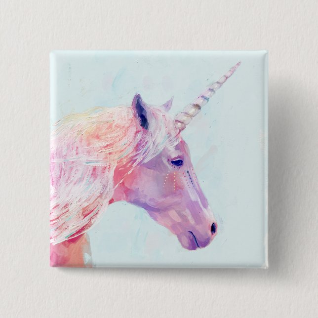 Mystic Unicorn Button (Front)