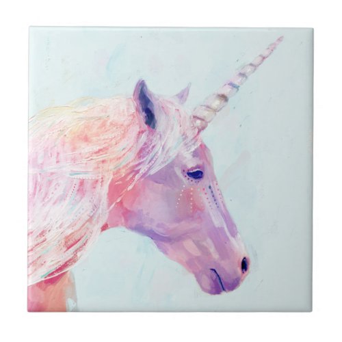 Mystic Unicorn Ceramic Tile