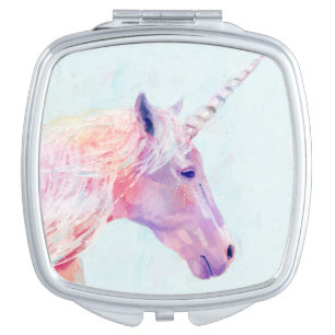 Mystic Unicorn Compact Mirror