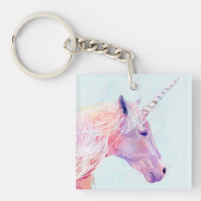 Mystic Unicorn Keychain (Front)