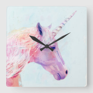 Mystic Unicorn Square Wall Clock