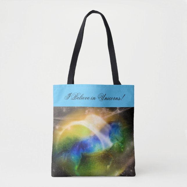 Mystic Unicorn's Birth Tote Bag (Front)