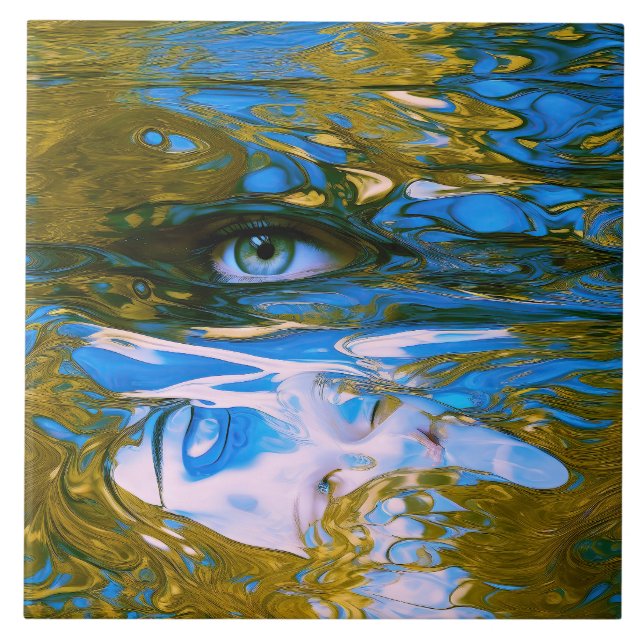 Mystic Waters Ceramic Tile (Front)