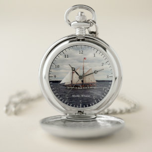 Mystic Whaler pocket watch