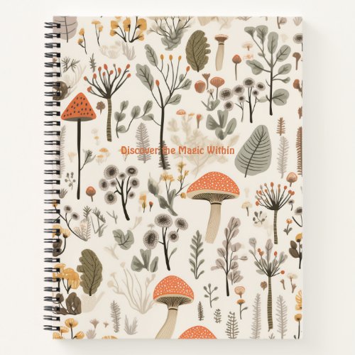 Mystic Whispers Vintage_inspired NotebookJournal Notebook