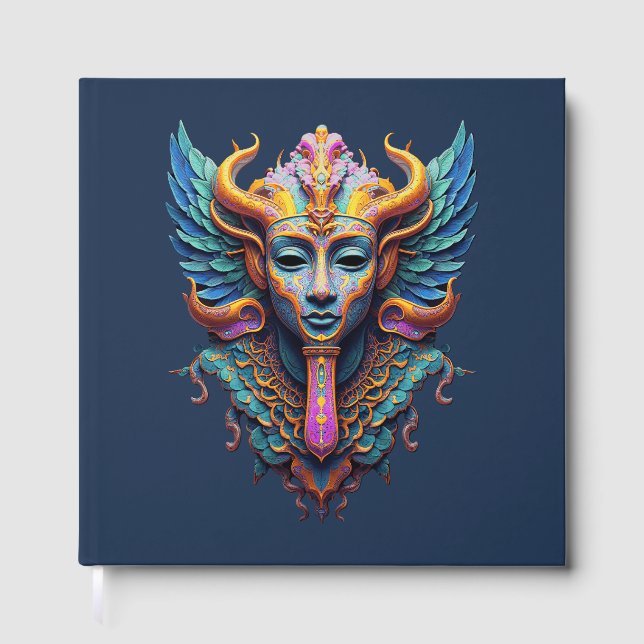 Mystic Winged Deity Guest Book (Front)
