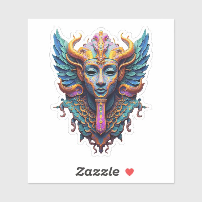 Mystic Winged Deity Sticker (Sheet)