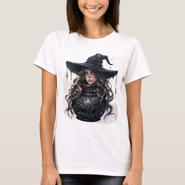 Mystic Witch Fashion T-Shirt (Front)