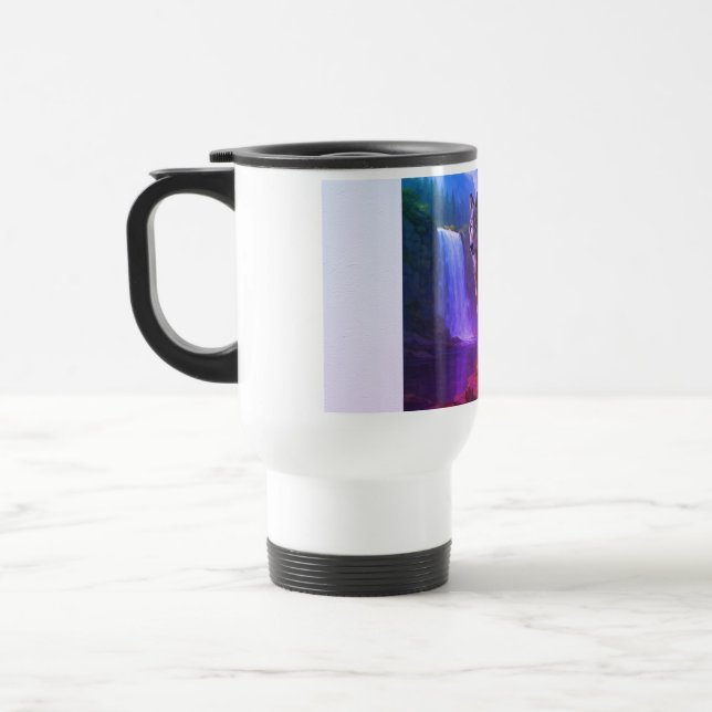 Mystic Wolf Forest Mug (Left)