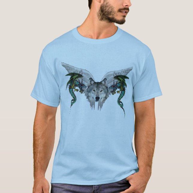 mystic wolf T-Shirt (Front)