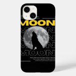 Mystic Wolf with Moon Custom Phone Case