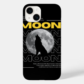 Mystic Wolf with Moon Custom Phone Case