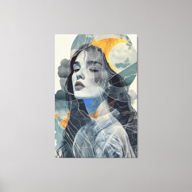 Mystic Woman Canvas Print (Front)