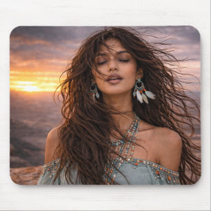 Mystic Woman Mousepad - Galactically Beautiful