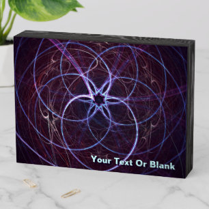Mystic Wooden Box Sign