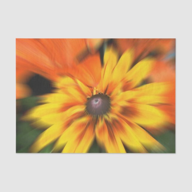 Mystic Yellow Flower  Tissue Paper (Front)