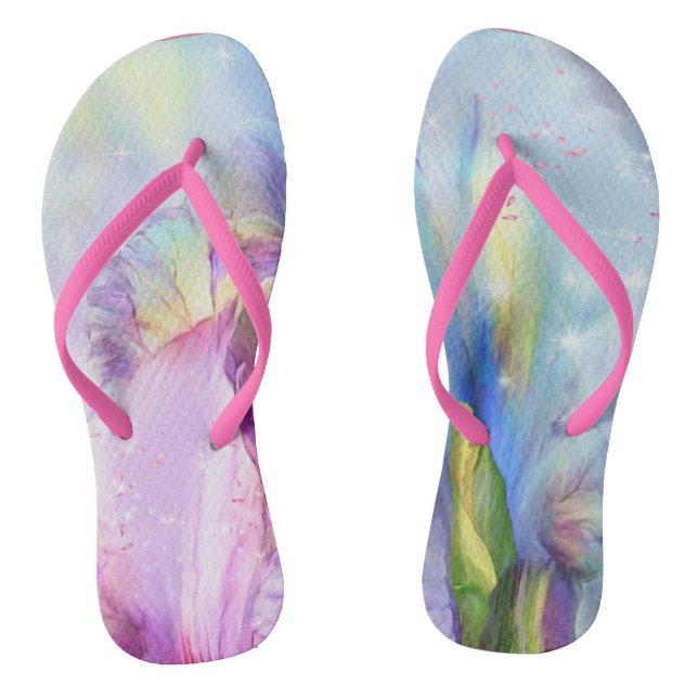 Mystical Abstract Flip Flops (Footbed)
