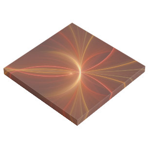 Mystical Abstract Fractal Art Modern Warm Colors
