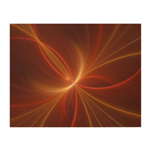 Mystical Abstract Fractal Art Modern Warm Colors