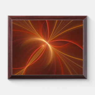 Mystical Abstract Fractal Art Modern Warm Colors Award Plaque