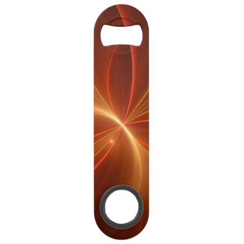 Mystical Abstract Fractal Art Modern Warm Colors Bar Key