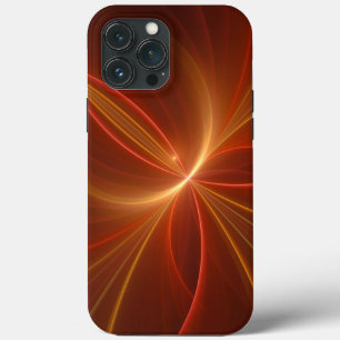 Mystical Abstract Fractal Art Modern Warm Colors iPhone 13 Pro Max Case