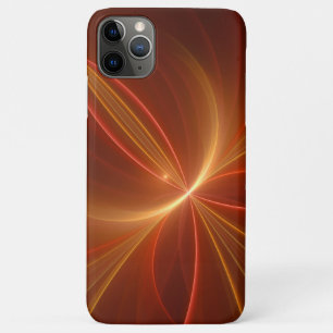 Mystical Abstract Fractal Art Modern Warm Colors iPhone 11 Pro Max Case