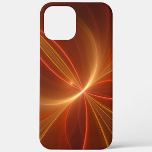 Mystical Abstract Fractal Art Modern Warm Colors iPhone 12 Pro Max Case