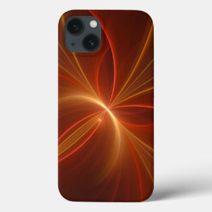 Mystical Abstract Fractal Art Modern Warm Colors iPhone 13 Case