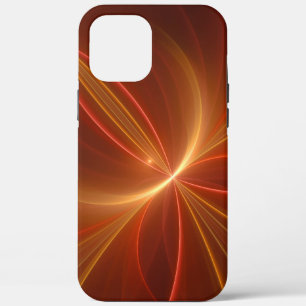 Mystical Abstract Fractal Art Modern Warm Colors iPhone 12 Pro Max Case