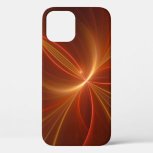 Mystical Abstract Fractal Art Modern Warm Colors iPhone 12 Pro Case