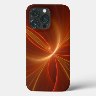 Mystical Abstract Fractal Art Modern Warm Colors iPhone 13 Pro Case
