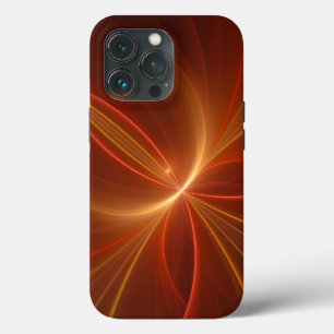 Mystical Abstract Fractal Art Modern Warm Colors iPhone 13 Pro Case
