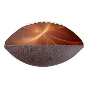 Mystical Abstract Fractal Art Modern Warm Colors Football