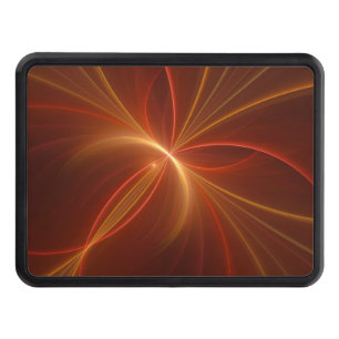 Mystical Abstract Fractal Art Modern Warm Colors Hitch Cover