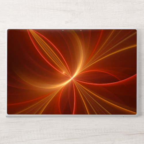 Mystical Abstract Fractal Art Modern Warm Colors HP Laptop Skin